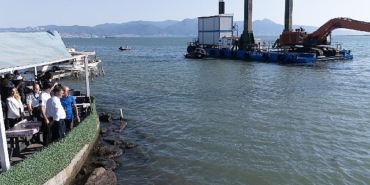 1,5 milyon ton dip çamuru çıkarıldı, rota kuzeye çevrildi