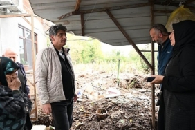 Başkan Kocaman Afetten Etkilenen Aileleri Yalnız Bırakmadı