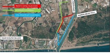 Büyükşehir Belediyesi’nden Kundu’da asfalt çalışması