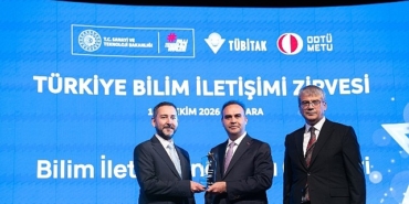 Konya Bilim Merkezi’ne Bilim İletişimine Katkı Ödülü