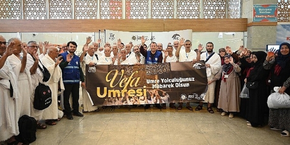 Konya Büyükşehir’in “Vefa Umresi Projesi”nde Üçüncü Kafile Dualarla Uğurlandı