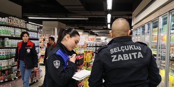 Selçuklu’da Market Denetimleri Sürüyor