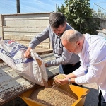 Seyyar selektör makinesi çiftçilerin hizmetinde