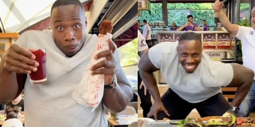 Sosyal medya fenomeni Big Groove İstanbul'da kebap ziyafetiyle dans etti