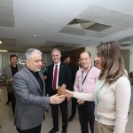 Tıp bayramında hekimler ziyaret edildi 